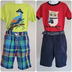 Gymboree Two Boy T-shirt & Shorts Matching sets  Size 6
